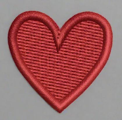 MiniMends - 5 x Heart Shape Iron-On Patches, Mini Denim Patch, Jeans Repair, Clothing Patches, UK 3.5cm x 3.5cm