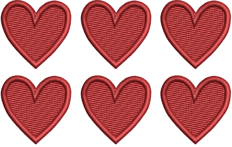 5 x Heart Shape Iron-On Patches, Mini Denim Patch, Jeans Repair, Clothing Patches, UK